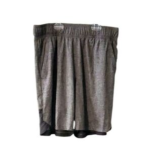 Xersion Black Heather Training Shorts  8" Inseam ~sz S